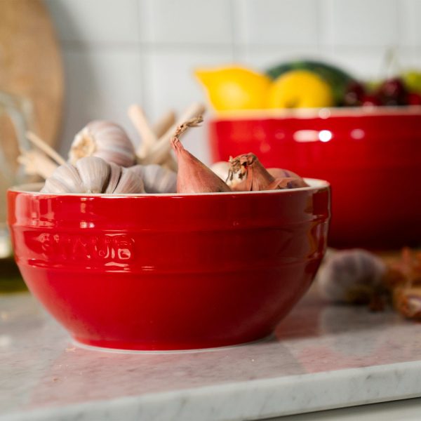 Staub Ceramic 2-pc Nested Mixing Bowl Set - Cherry Sale