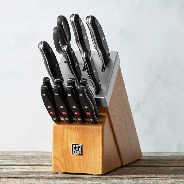 Zwilling Twin Signature 15-pc Self-Sharpening Knife Block Set - Natural Sale