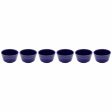 Henckels Ceramic 6-pc Round Ramekin Set - Dark Blue For Discount