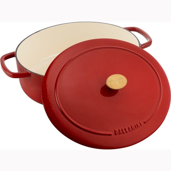 Ballarini Bellamonte Cast Iron 4.75-qt Oval Dutch Oven - Pomodoro Red Online