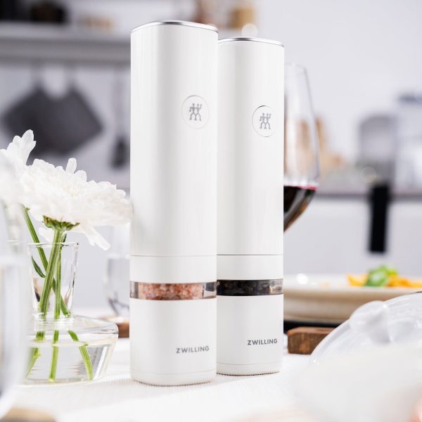 Zwilling Enfinigy Electric Salt Pepper Mill - White Online Hot Sale